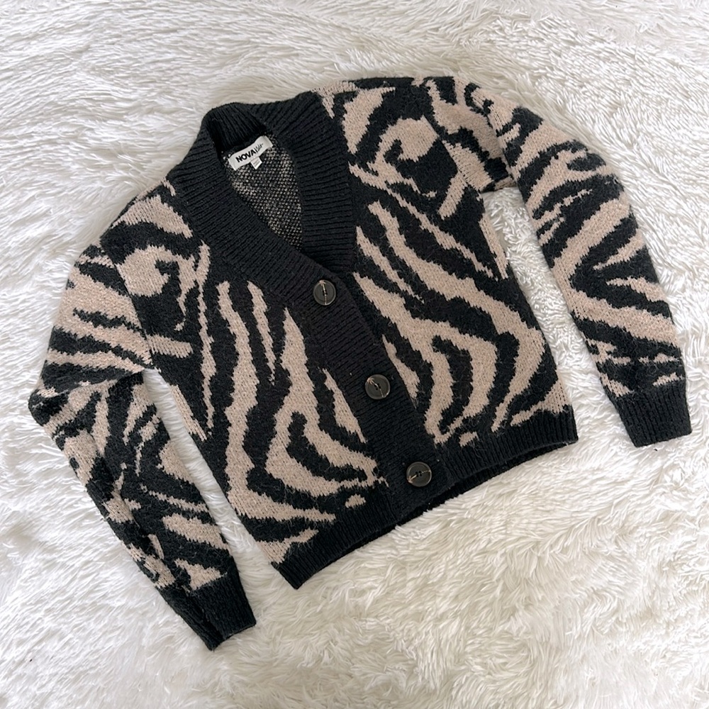 Nova Kids Animal Print Sweater